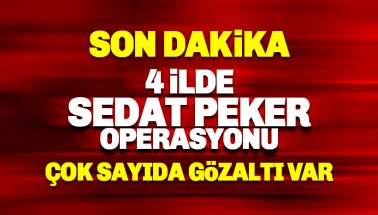 Son dakika: 4 ilde Peker Operasyonu: Çok  sayıda gözaltı var