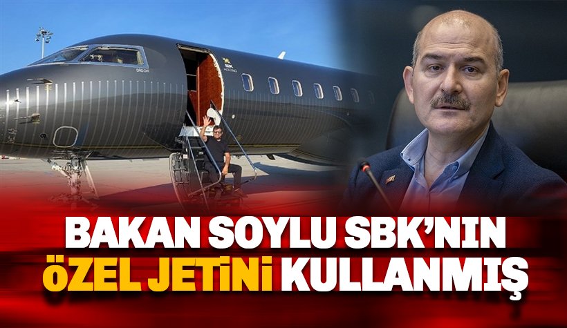 Bakan Soylu SBK'nın uçağını kullanmış: Açıklama geldi