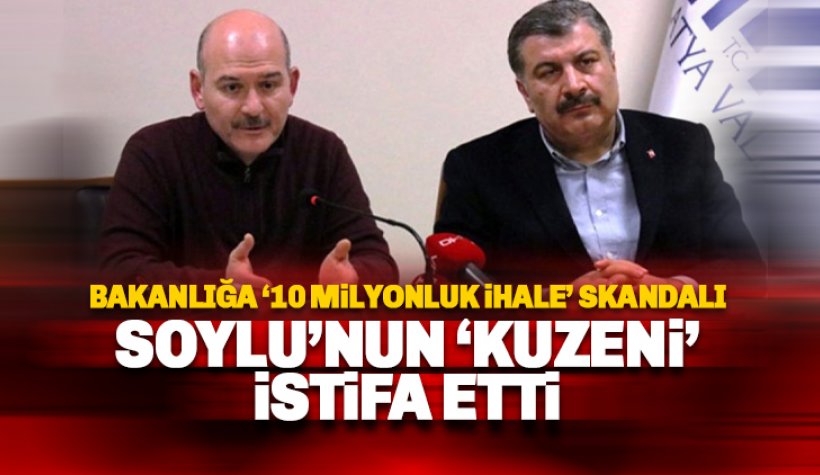 Bakan Soylu'nun kuzeni Mehmet Soylu istifa etti