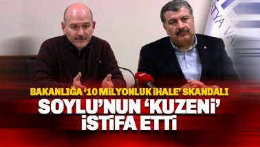 Bakan Soylu'nun kuzeni Mehmet Soylu istifa etti
