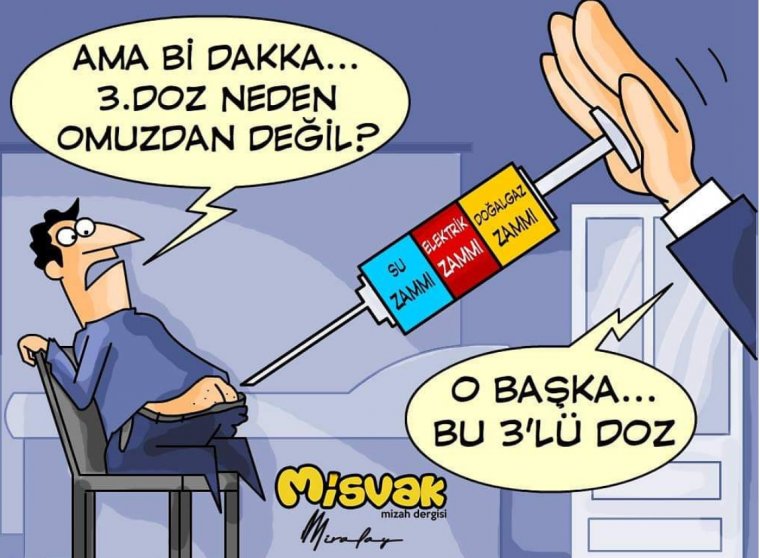 Yandaş Misvak'ın, AKP karşıtı 'zam karikatürü' olay oldu