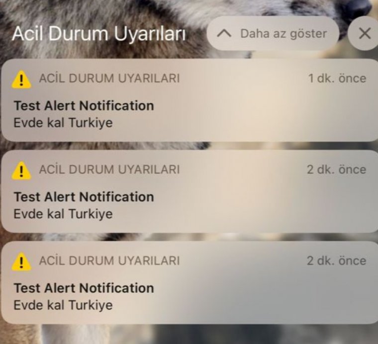 iPhone Kullananlara 'Test Alert' şoku