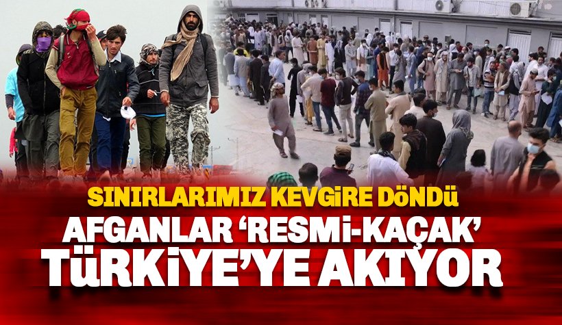 Afganlar Türkiye'ye akıyor: Milyonlar kuyrukta