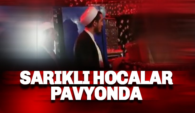 Sarıklı tebliğciler pavyonda