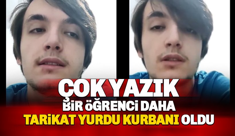 Üniversite öğrencisi Enes Kara cemaat yurdunda canına kıydı