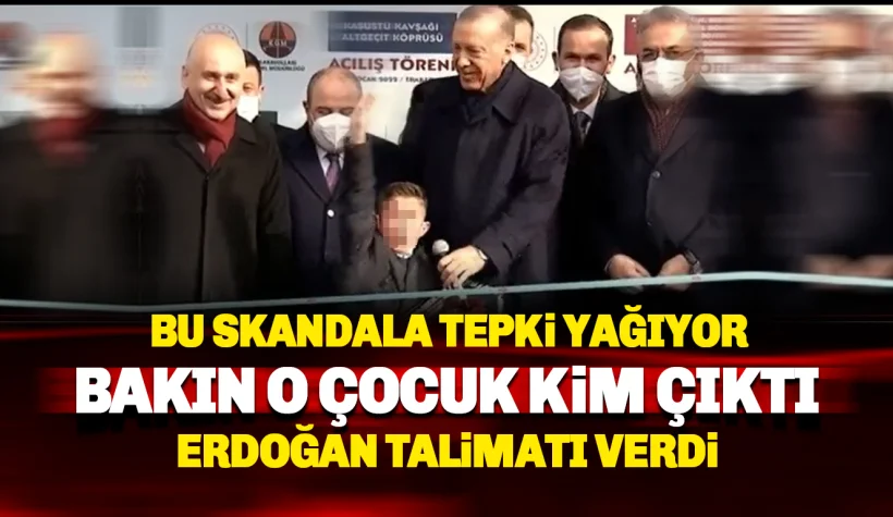 Erdoğan'ın 'çocuk şovuna' tepki yağıyor: Bakın o çocuk kim çıktı