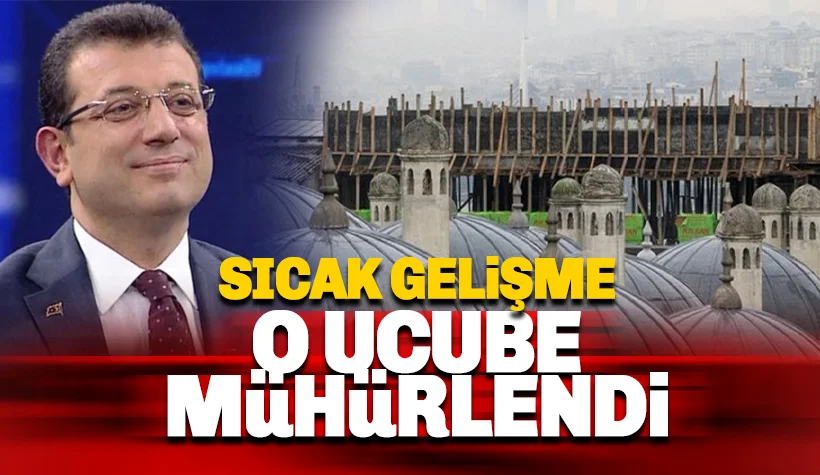 İBB Süleymaniye'nin önündeki ucubeyi mühürledi