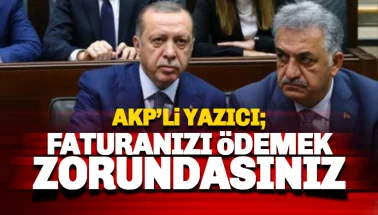 AKP'li Yazıcı: Faturanızı ödemek zorundasınız