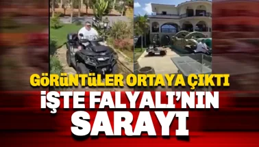 İşte Halil Falyalı'nın muhteşem malikanesi