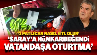 Yılmaz Özdil: Saray'a hünkarbeğendi, vatandaşa oturtma