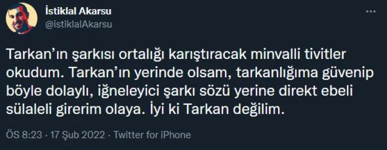 Tarkan Geççek şarkısı ile sosyal medyayı yıktı