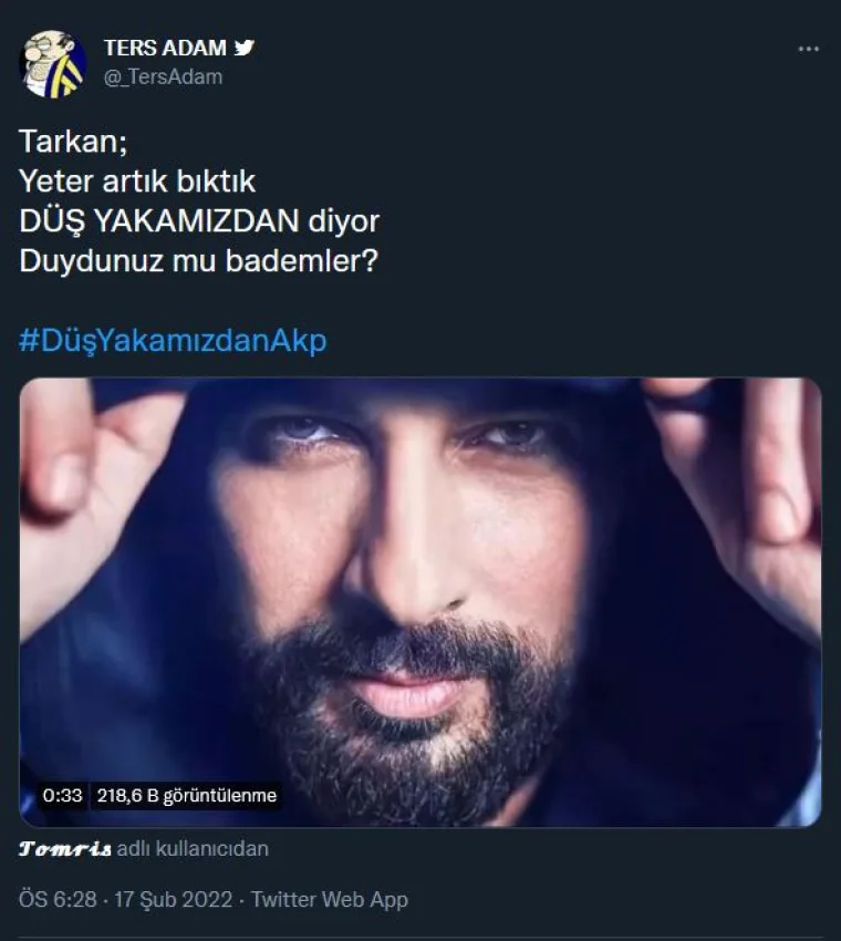 Tarkan Geççek şarkısı ile sosyal medyayı yıktı