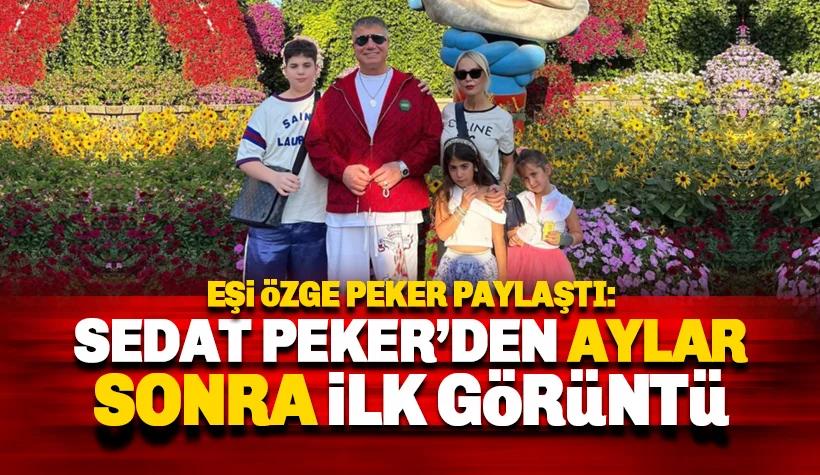 Sedat Peker aylar sonra ortaya çıktı: koruma kalkanı dikkat çekti