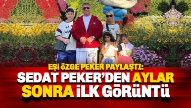 Sedat Peker aylar sonra ortaya çıktı: koruma kalkanı dikkat çekti