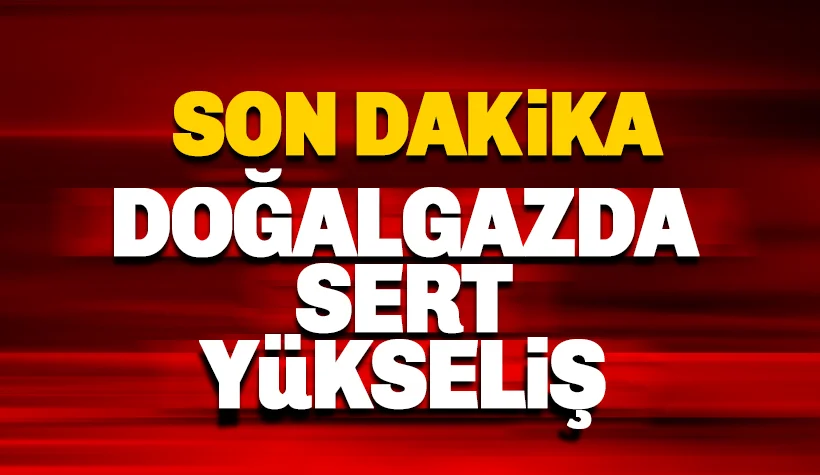 Son dakika: Doğalgaz fiyatları fırladı