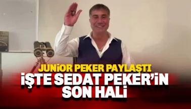 Oğlu paylaştı: İşte Sedat Peker'in son hali