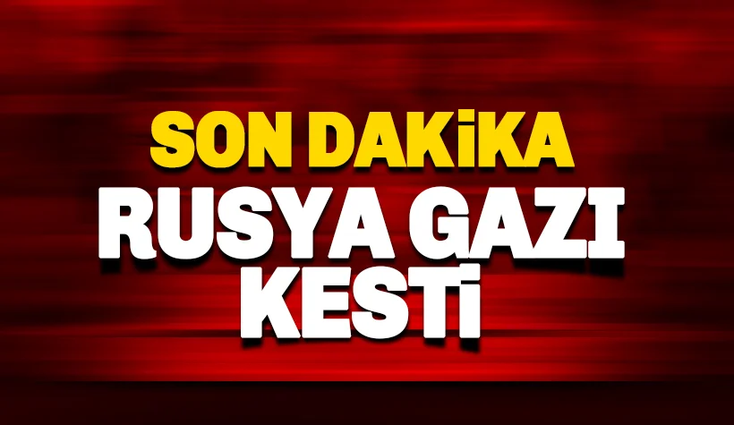 Son dakika: Rusya Avrupa'ya gazı kesti