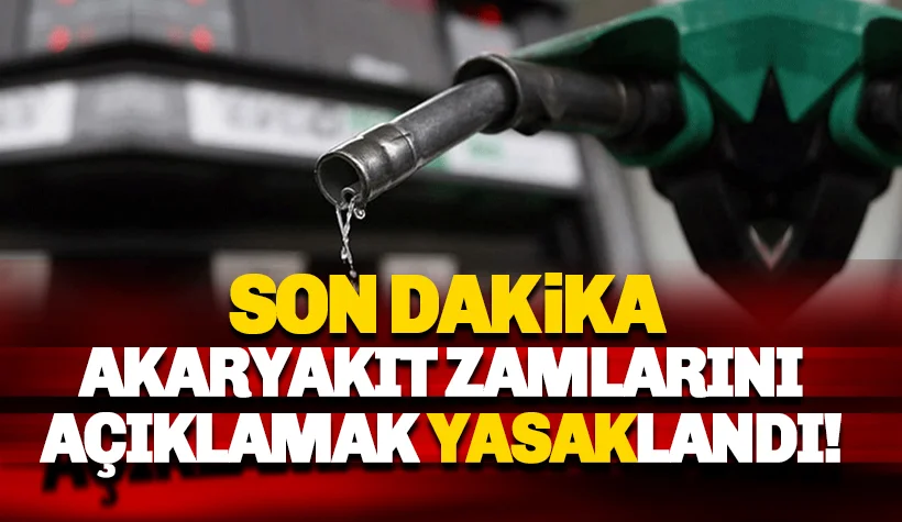 Motorin ve Benzin zamlarını açıklamak yasaklandı!