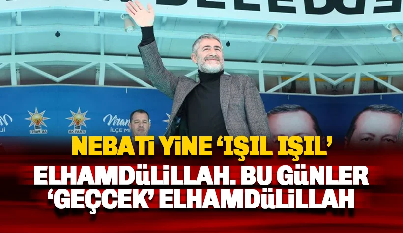 Bakan Nebati ışık saçtı: Elhamdülillah. Bu günler geçecek elhamdülillah