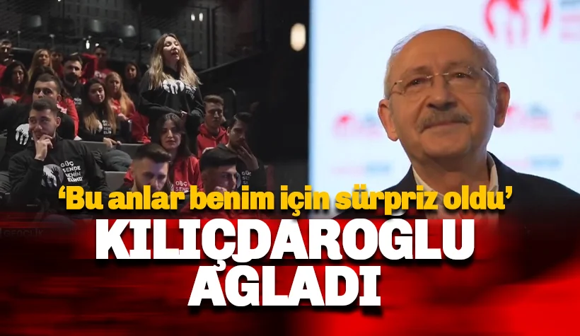 Gençler Kılıçdaroğlu'nu ağlattı: İşte o anlar