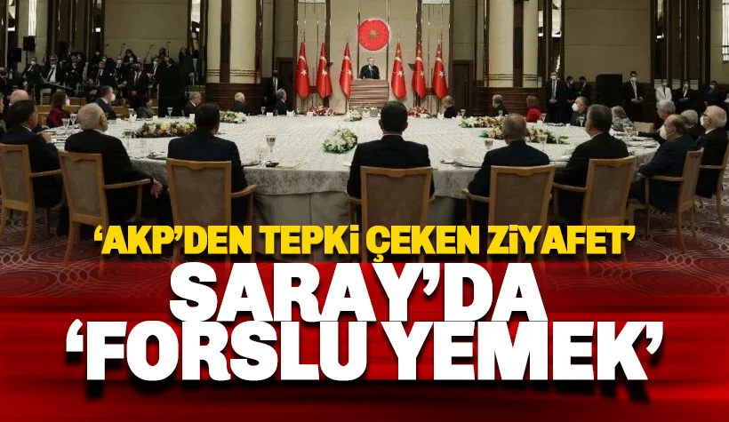 AKP'den 'forslu yemek' Tepki yağıyor: Vatandaş aç aç!.