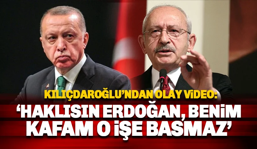 Kılıçdaroğlu'ndan olay video: Haklısın Erdoğan Ali Cengiz oyunu senin işin