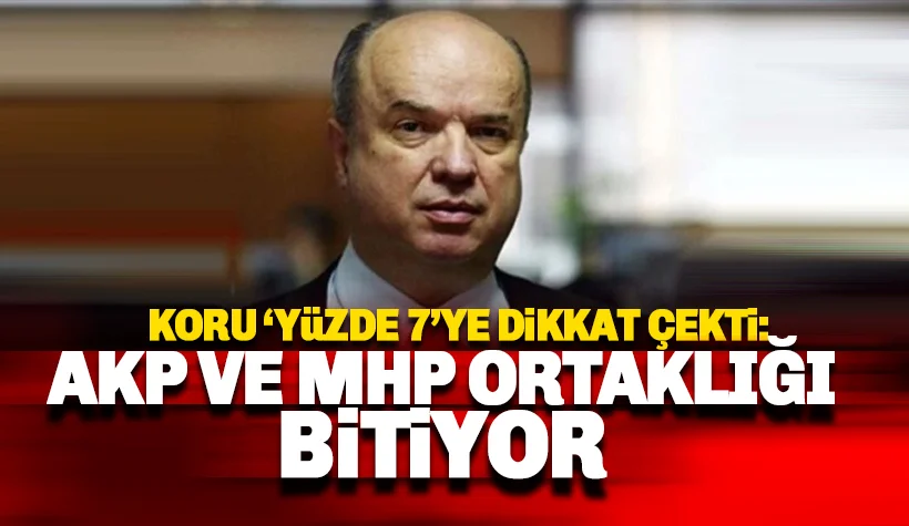 Fehmi Koru: AKP ve MHP ortaklığı bitiyor!