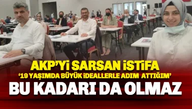 AKP'yi sarsan istifa: Bu kadarı da olmaz