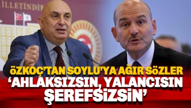 Özkoç'tan Soylu'ya çok ağır sözler: Şerefsizsin, ahlaksızsın, yalancısın!