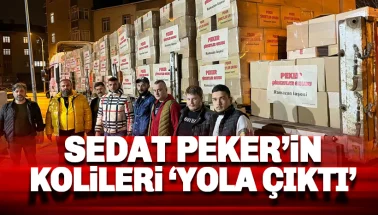 Sedat Peker'in iaşe kolileri 'yola çıktı'