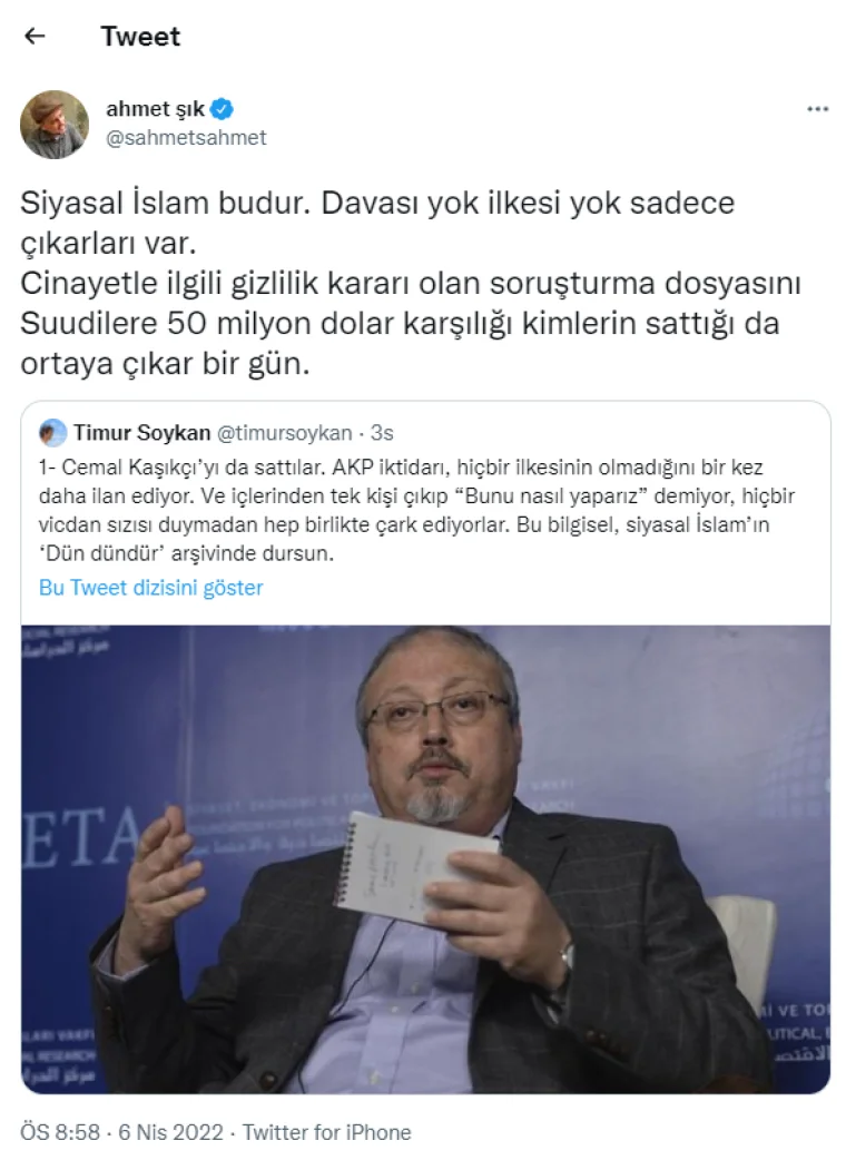 Türkiye, Kaşıkçı dosyasını Araplara parayla satmış! İşte bedeli