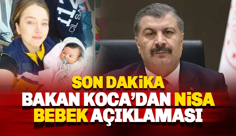 Bakan Koca'dan Nisa Mihriban bebek açıklaması