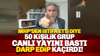 MHP'den istifa etmişti: 50 kişi canlı yayını basıp darp edip kaçırdılar!