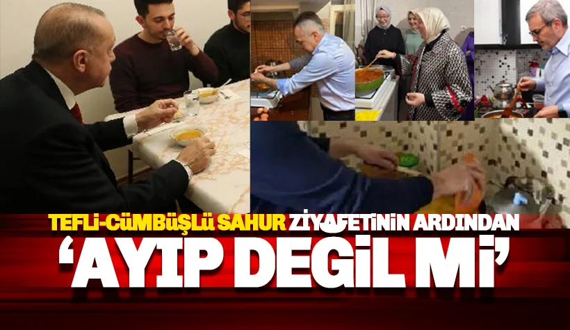 Tefli-cümbüşlü sahur ziyafeti sonrası AKP'li vekiller menemene bandı!