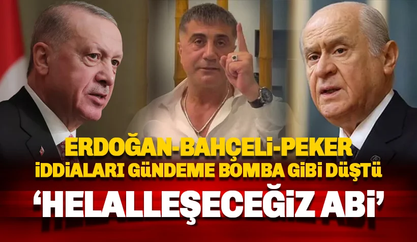 Sedat Peker ve Devlet Bahçeli iddiası gündeme bomba gibi düştü