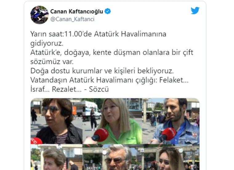 CHP Atatürk Havalimanı'na gidiyor