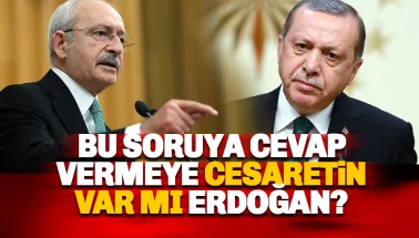 Bu sorulara cevap vermeye yüreğin yetiyor mu Erdoğan?