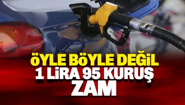 Son dakika: Motorine 1 lira 95 kuruş zam!