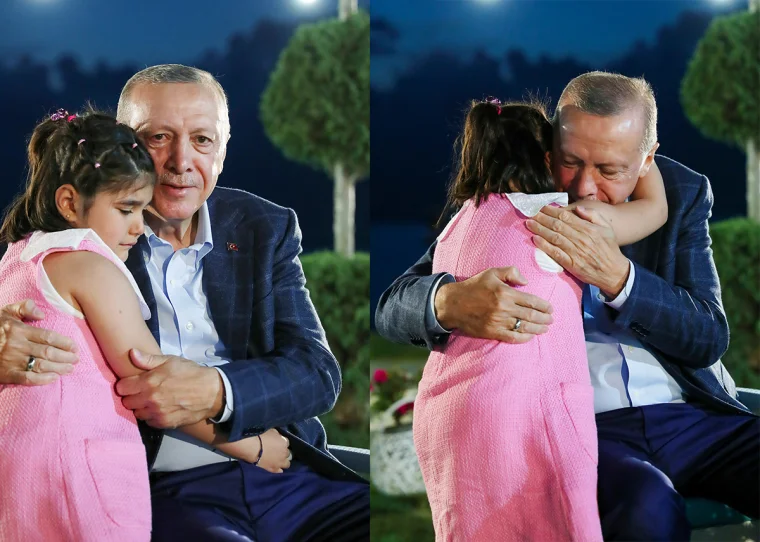 Erdoğan'ın duygusal anları: Sen ağlarsan ben de ağlarım