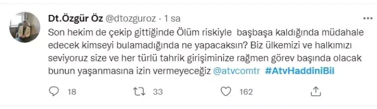 ATV dizisinde doktorları kızdıran sahne