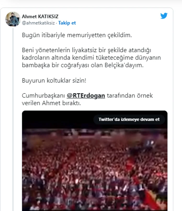 Erdoğan'ın övdüğü Ahmet Katıksız Türkiye'den kaçtı!