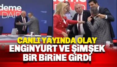 Cemal Enginyurt ve Latif Şimşek canlı yayında birbirine girdi.