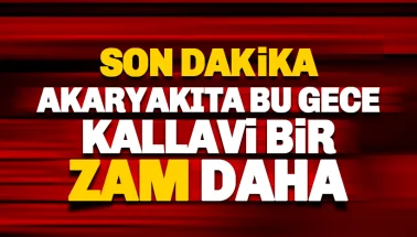 Akaryakıta bu gece yine büyük zam