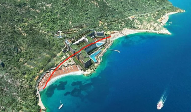 Denizin içine kaçak otel diktiler: Sonrası ise sadece Türkiye'de olur