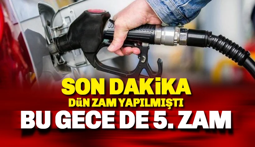 Dün zamlanmıştı: Motorine 2 haftada 5. büyük zam