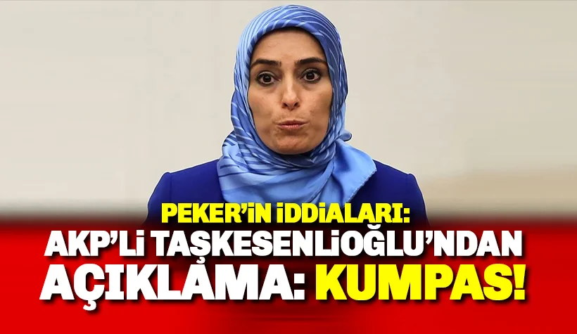 Peker'in iddiaları: Zehra Taşkesenlioğlu açıklama yaptı: Başım açık şekilde!