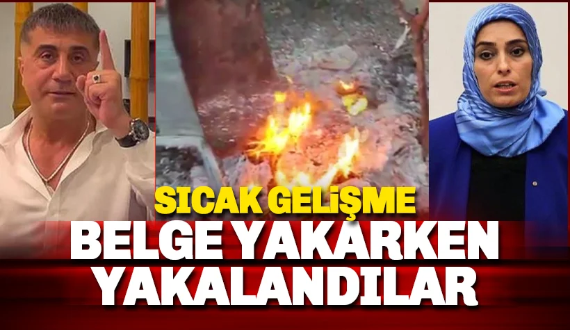 Ünsal Ban'ın şoförü, eşi ve baldızı bazı belgeler yakarken yakalandı