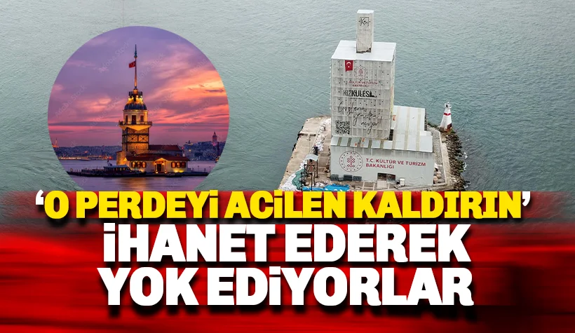 CHP'den çok sert Kız Kulesi açıklaması: O perde acilen kaldırılmalı