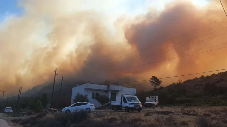 Mersin Gülnar yangın Büyüyor: Alevler Silifke'ye sıçradı