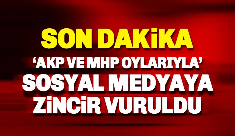 'Sansür Yasası' AKP ve MHP'nin oyları ile yasalaştı